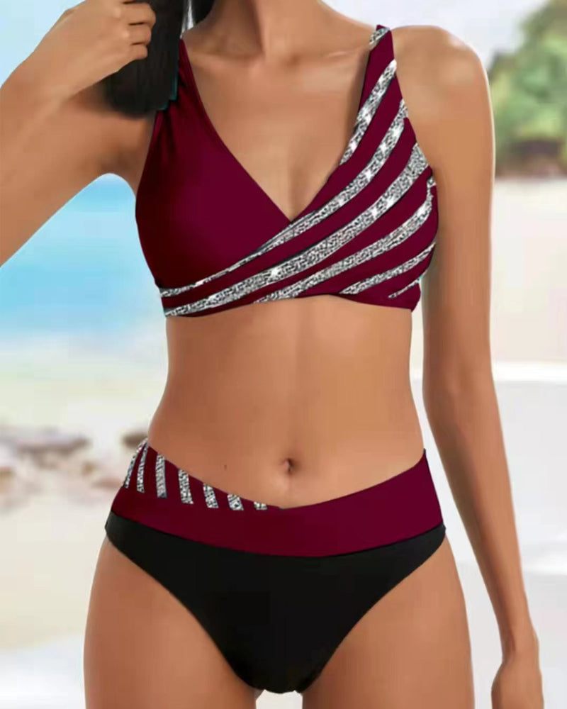 Solange | Women's Bikini Set with Flattering Fit & Vibrant Print | Stylish Swimwear for Summer Fun