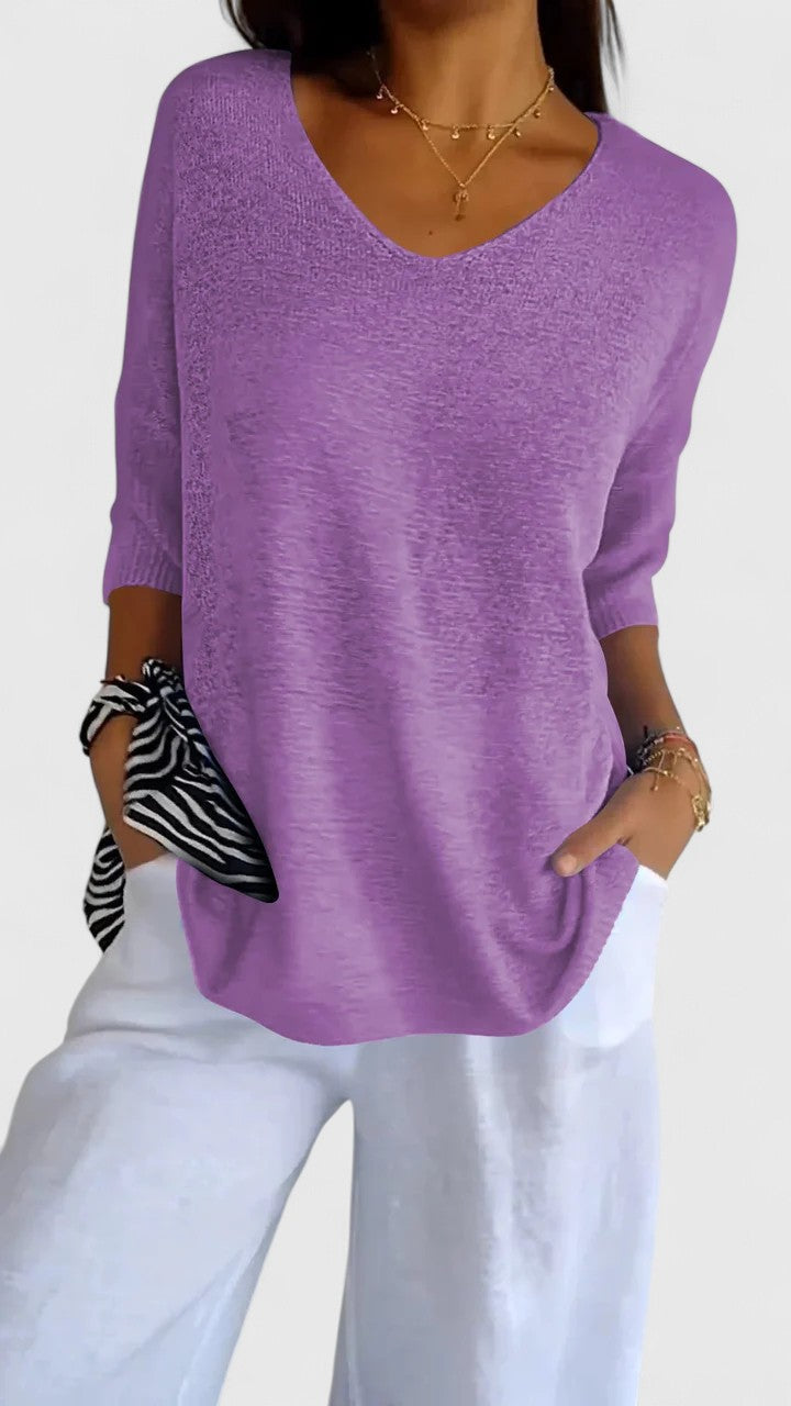Sonylah | Women's Top with Flattering Fit & Wrinkle-Resistant Style | Versatile Blouse for Effortless Elegance 4