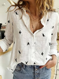 Stylish Button Front Mens Shirt with Printed Design & Functional Closure for Everyday Comfort 0