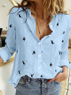 Stylish Button Front Mens Shirt with Printed Design & Functional Closure for Everyday Comfort 1