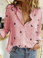 Stylish Button Front Mens Shirt with Printed Design & Functional Closure for Everyday Comfort 2