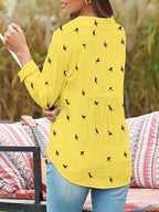Stylish Button Front Mens Shirt with Printed Design & Functional Closure for Everyday Comfort 7