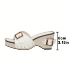 Stylish Women's Sandals | Wedge Design with Cushioned Sole | Chic Comfort for All-Day Wear