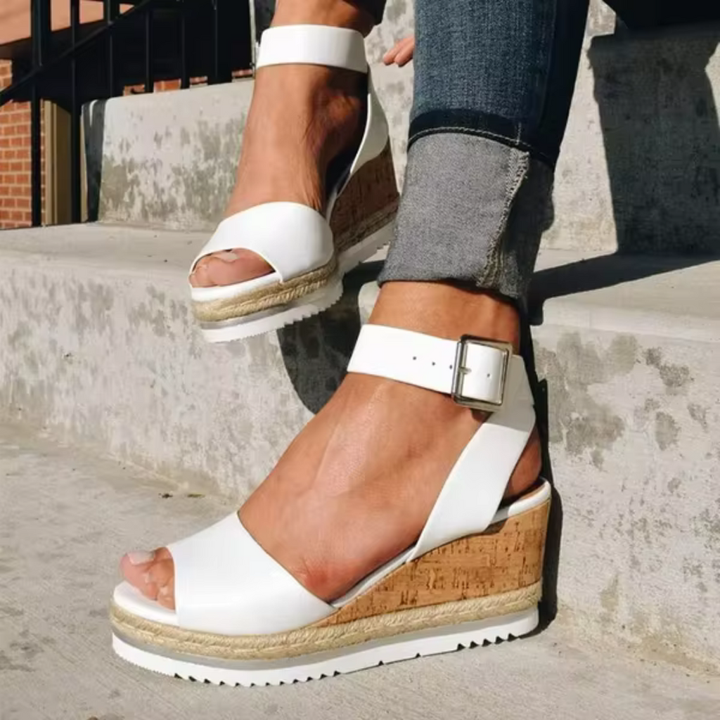 Tamsin | Women's Sandals with Supportive Wedge Heel | Chic Design for All-Day Comfort