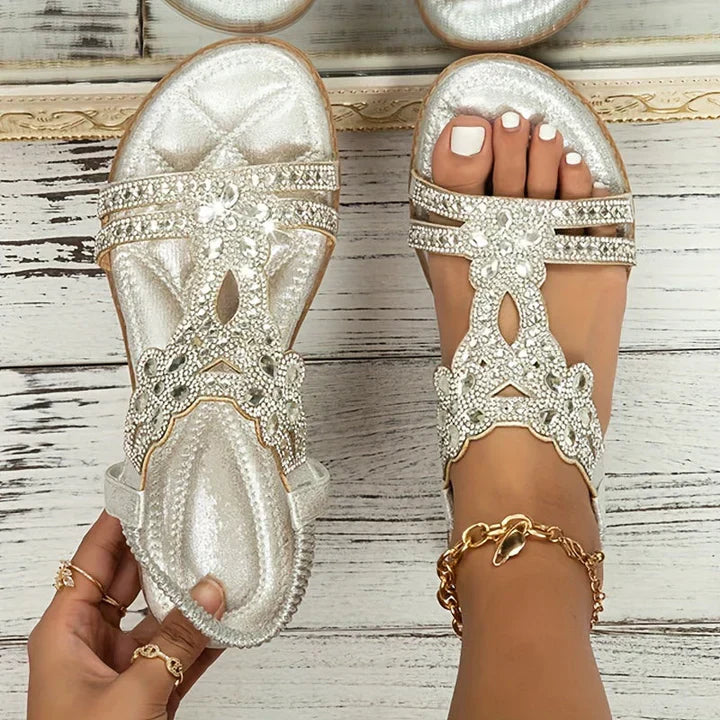 Thea Collection | Women's Sandals with Cushioned Support | Bohemian Style for All-Day Comfort