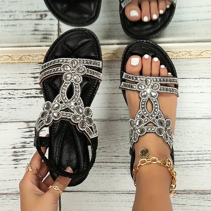 Thea Collection | Women's Sandals with Cushioned Support | Bohemian Style for All-Day Comfort