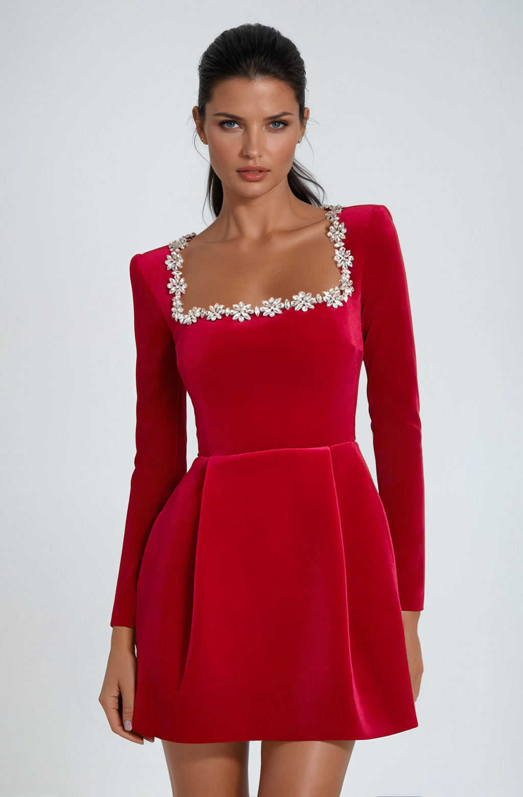 Theodora Collection | Women's Mini Dress with Flattering Fit & Comfortable Fabric | Effortlessly Chic for Any Occasion