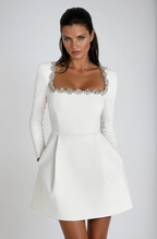 Theodora Collection | Women's Mini Dress with Flattering Fit & Comfortable Fabric | Effortlessly Chic for Any Occasion