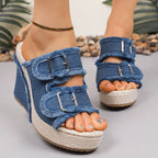 Urban Chic | Women's Sandals with Adjustable Buckle for All-Day Comfort and Support