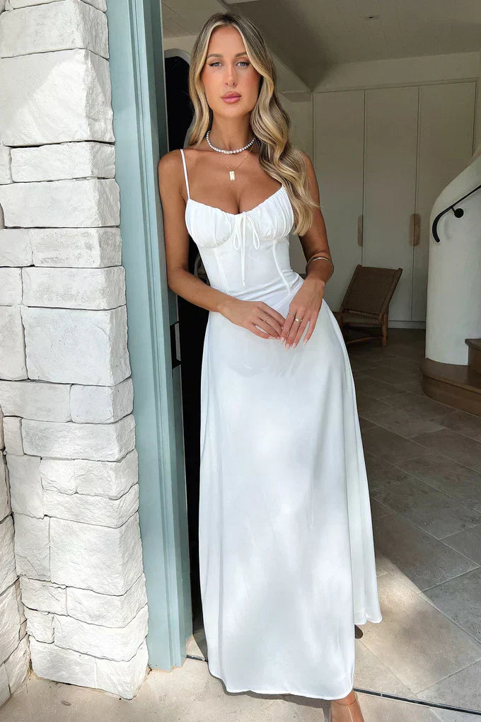 Valentina Collection | Women's Maxi Dress with Flattering Wrap Design | Elegant Evening Wear for Timeless Sophistication