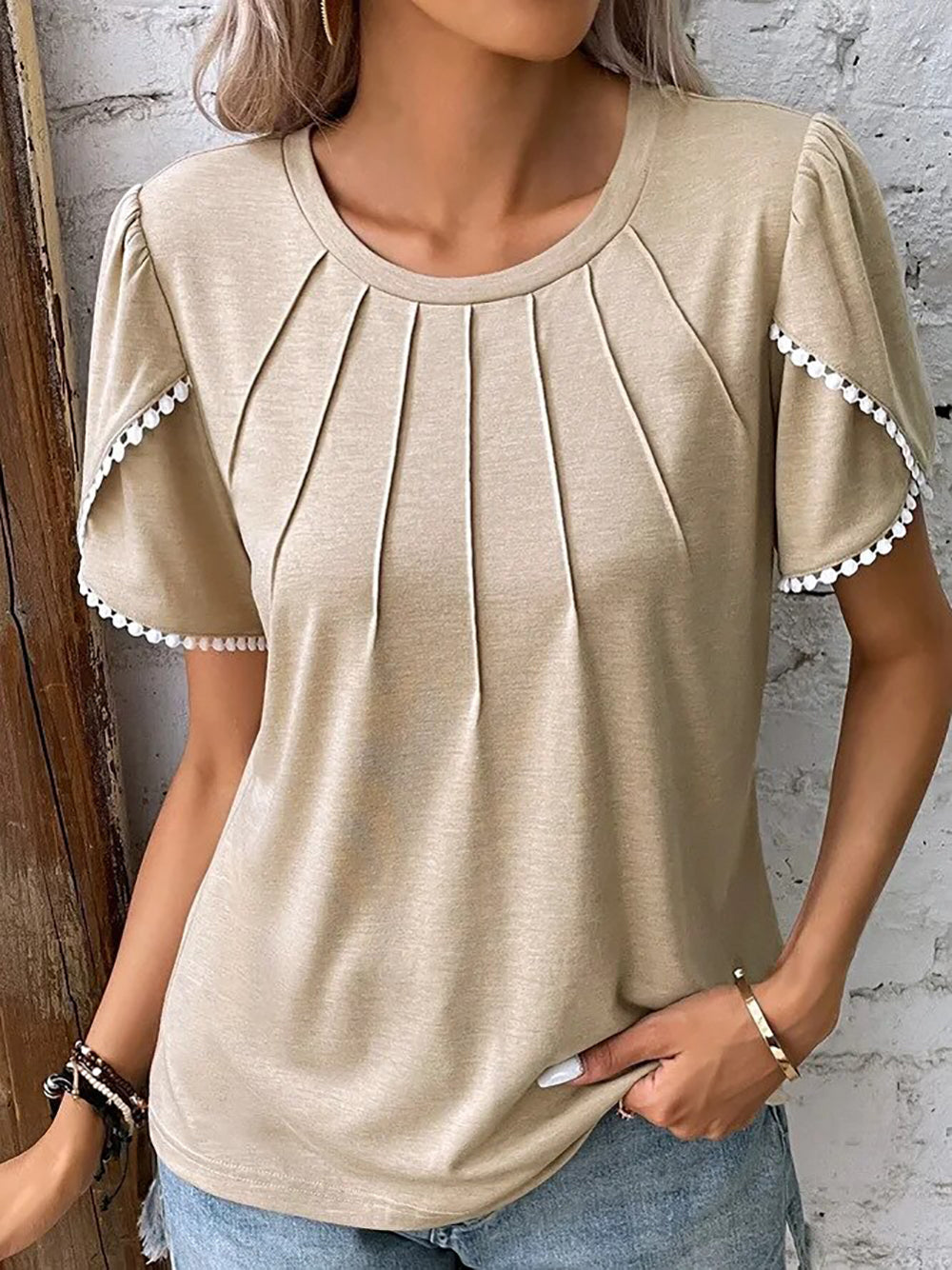 Vanessa Collection | Women's Blouse with Breathable Cotton Fabric | Stylish Summer Top for Effortless Comfort 0