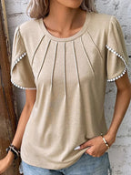 Vanessa Collection | Women's Blouse with Breathable Cotton Fabric | Stylish Summer Top for Effortless Comfort 0