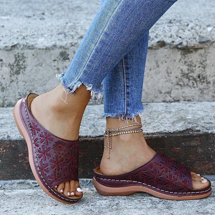 Vanilla | Women's Sandals with Orthopedic Arch Support | Vintage Style for All-Day Comfort