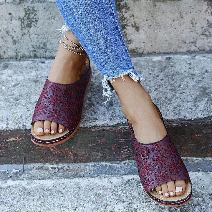 Vanilla | Women's Sandals with Orthopedic Arch Support | Vintage Style for All-Day Comfort