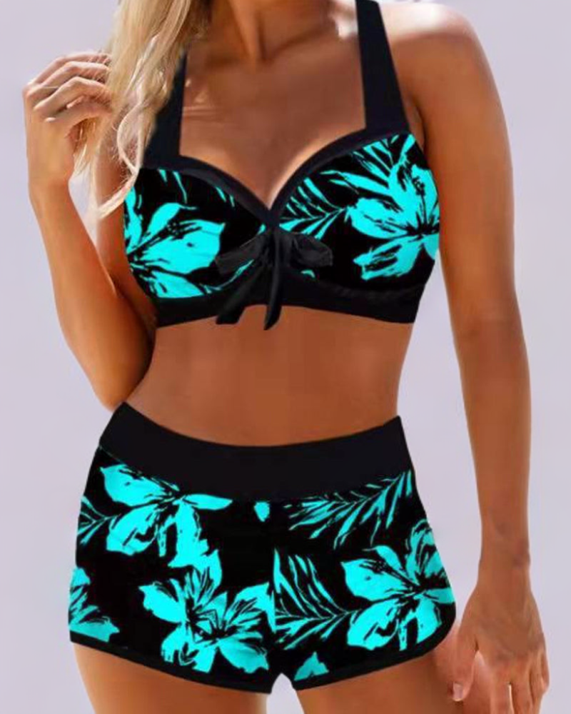 Veronica | Women's Swimsuit with High-Waist Floral Design | Supportive Comfort for Elegant Beachwear