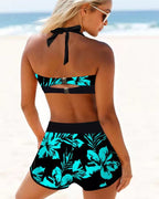 Veronica | Women's Swimsuit with High-Waist Floral Design | Supportive Comfort for Elegant Beachwear