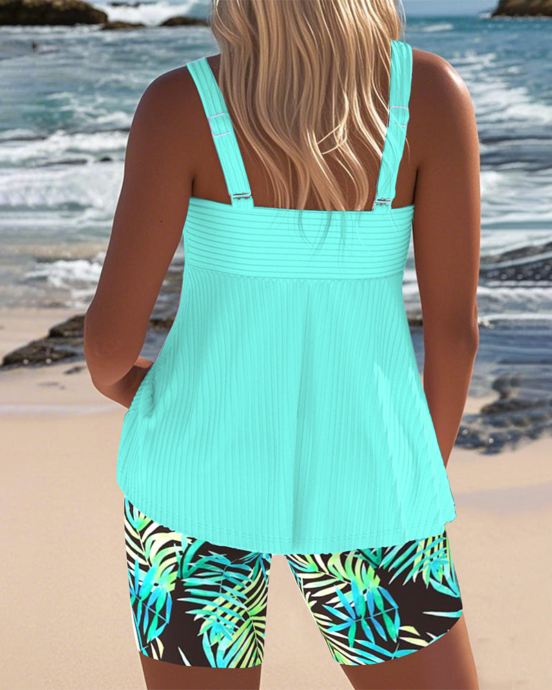 Vibrant Women's Tankini Swimsuit with Tummy Control | Comfortable Fit for All-Day Confidence
