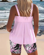 Vibrant Women's Tankini Swimsuit with Tummy Control | Comfortable Fit for All-Day Confidence