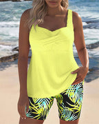 Vibrant Women's Tankini Swimsuit with Tummy Control | Comfortable Fit for All-Day Confidence