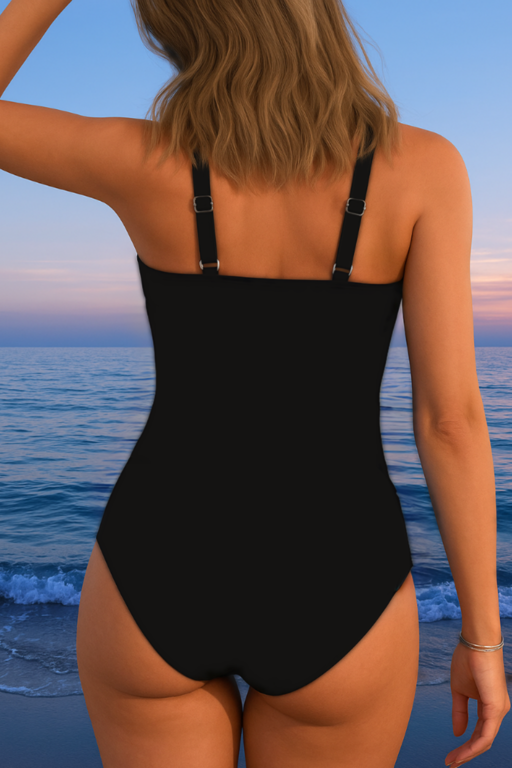 Violette Luxe | Women's Tummy Control Swimsuit with Slimming Design | Elegant Print for Confident Comfort