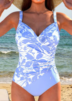 Violette Luxe | Women's Tummy Control Swimsuit with Slimming Design | Elegant Print for Confident Comfort