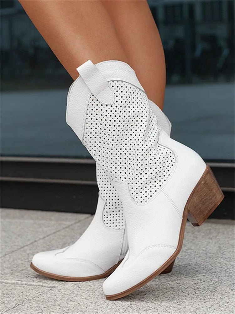 Western Charm | Orthopedic Boots for Women with Breathable Design | All-Day Comfort and Effortless Style