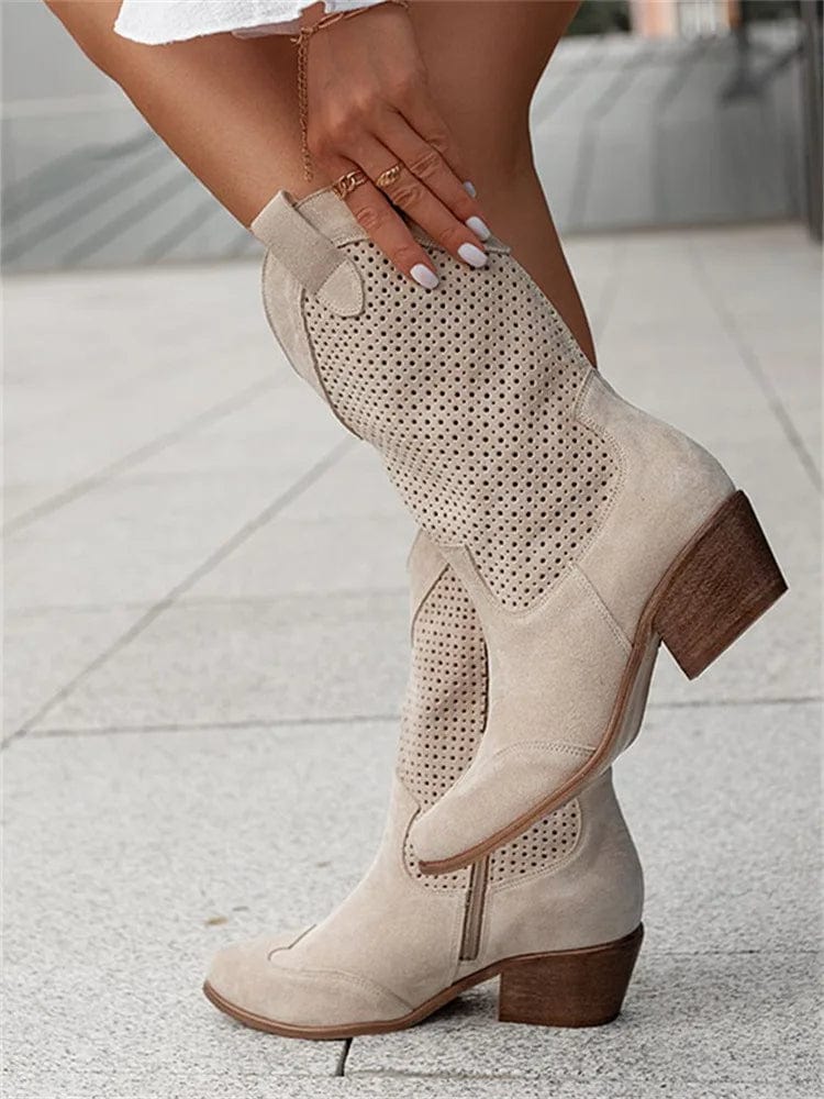 Western Charm | Orthopedic Boots for Women with Breathable Design | All-Day Comfort and Effortless Style
