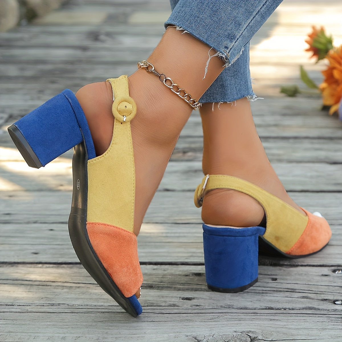 Winifred | Women's Sandals with Cushioned Insole & Adjustable Slingback | Stylish Design for All-Day Comfort
