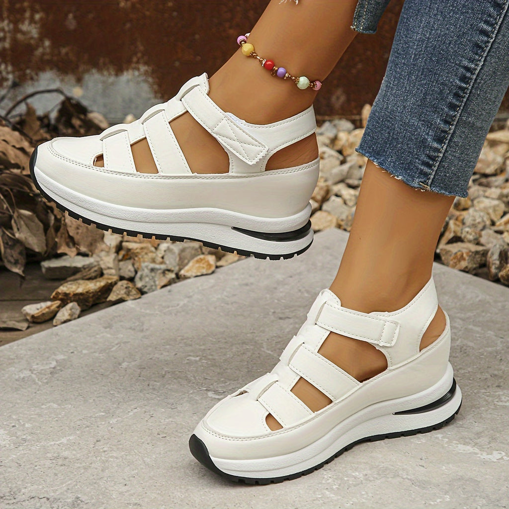 Women's Platform Sandals with Adjustable Straps | All-Day Comfort for Active Lifestyle