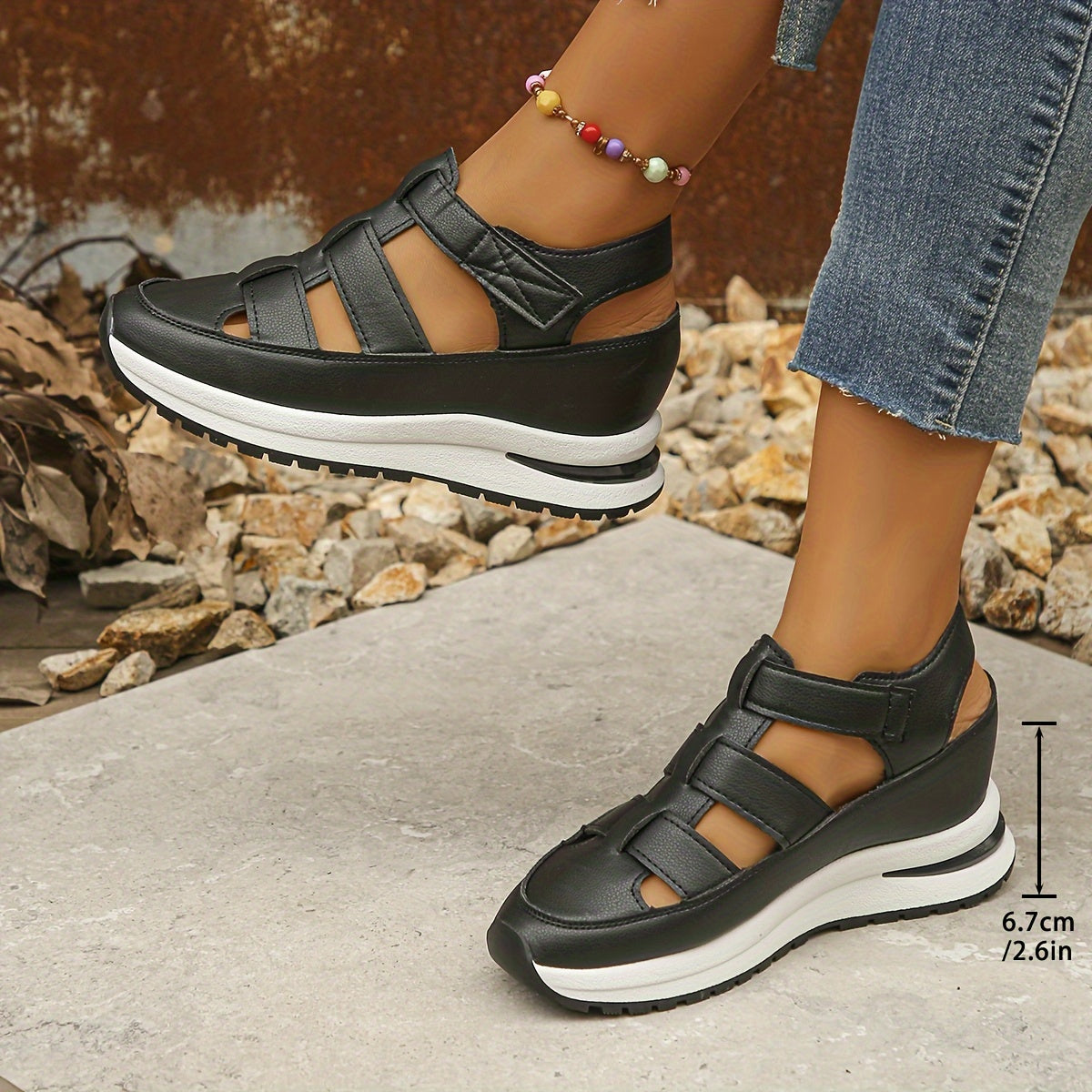 Women's Platform Sandals with Adjustable Straps | All-Day Comfort for Active Lifestyle