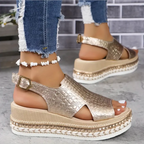 Zinnia | Women's Sandals with Cushioned Footbed | Elegant Design for All-Day Comfort