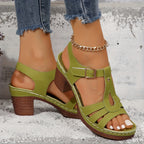 Zuri Collection | Women's Sandals with Adjustable Buckle & Cushioned Footbed | Elegant Design for All-Day Comfort