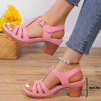Zuri Collection | Women's Sandals with Adjustable Buckle & Cushioned Footbed | Elegant Design for All-Day Comfort